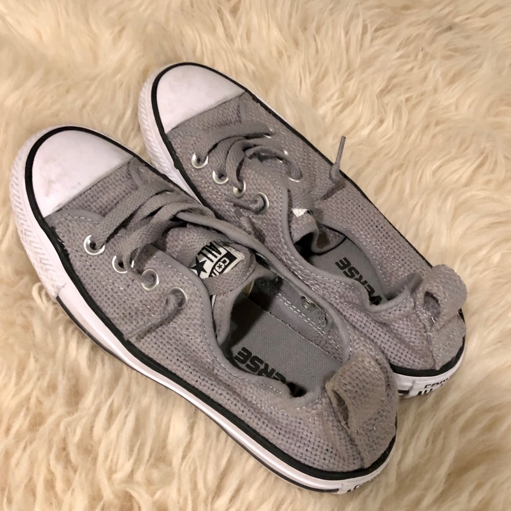 Converse gray sneakers